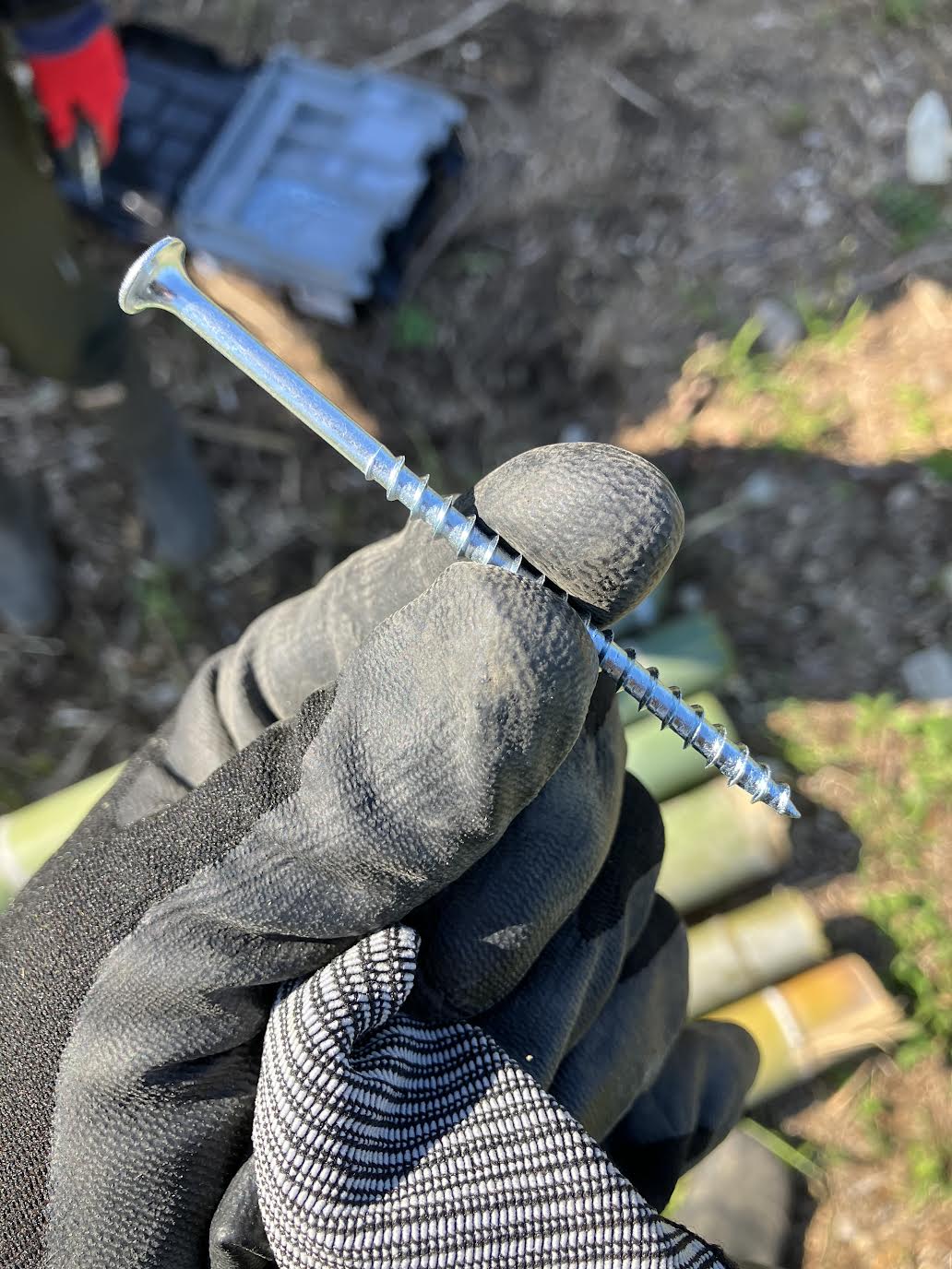 竹橋DIYで使用した半ネジコーススレッドビス
