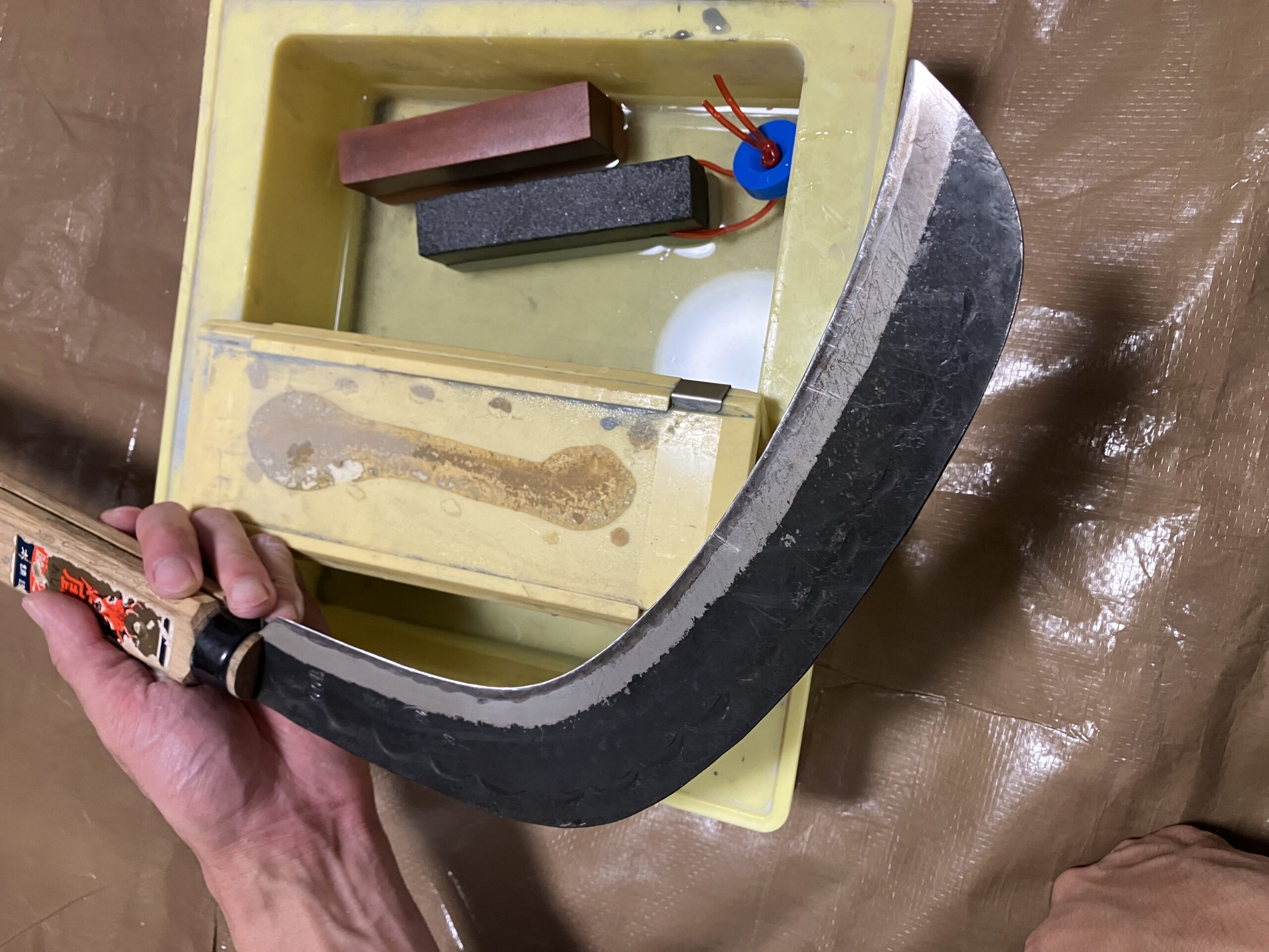 研ぎ終わった大鎌